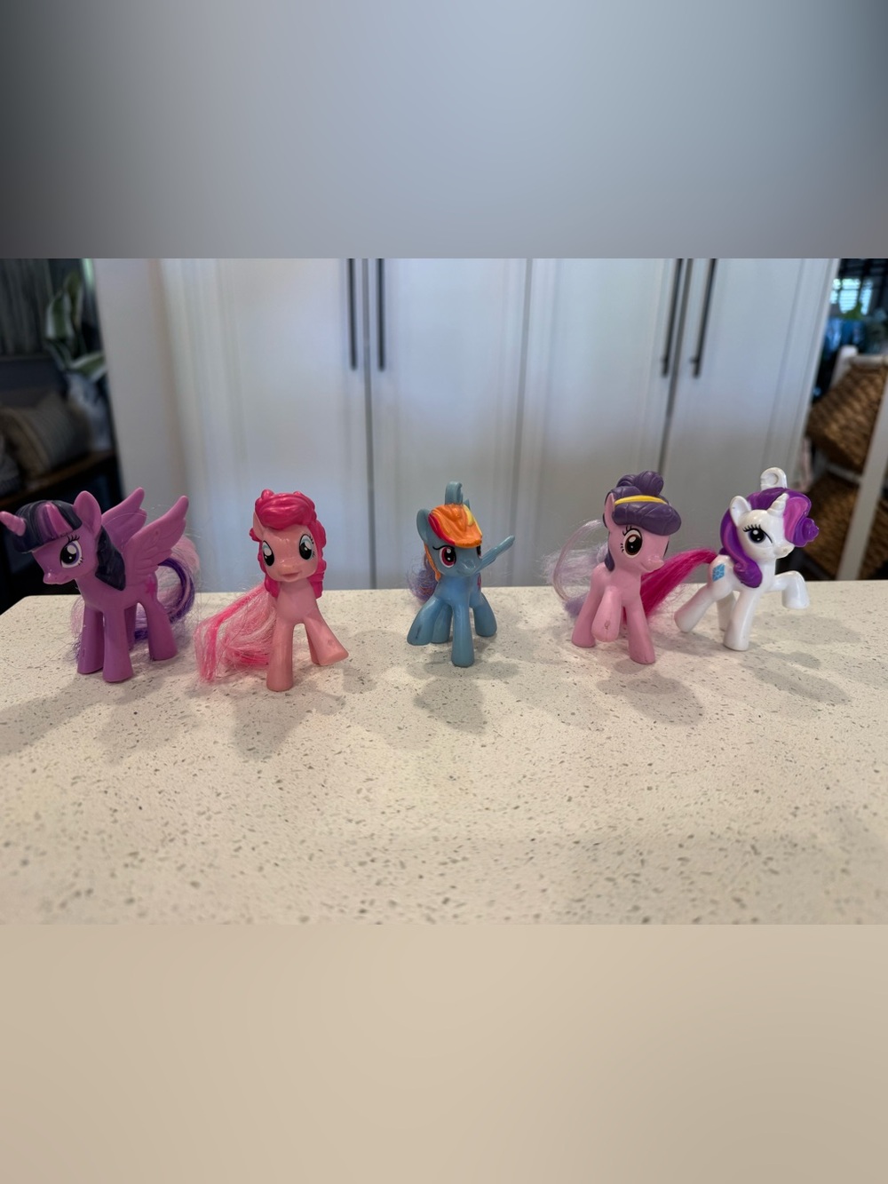 My Little Pony Pink & Blue & Purple set of 5